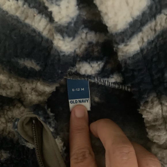 Old Navy Fleece Snowsuit (6-12M) - Picture 2 of 3